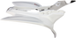 MAIER Rear Fender - White - TRX450R 117521