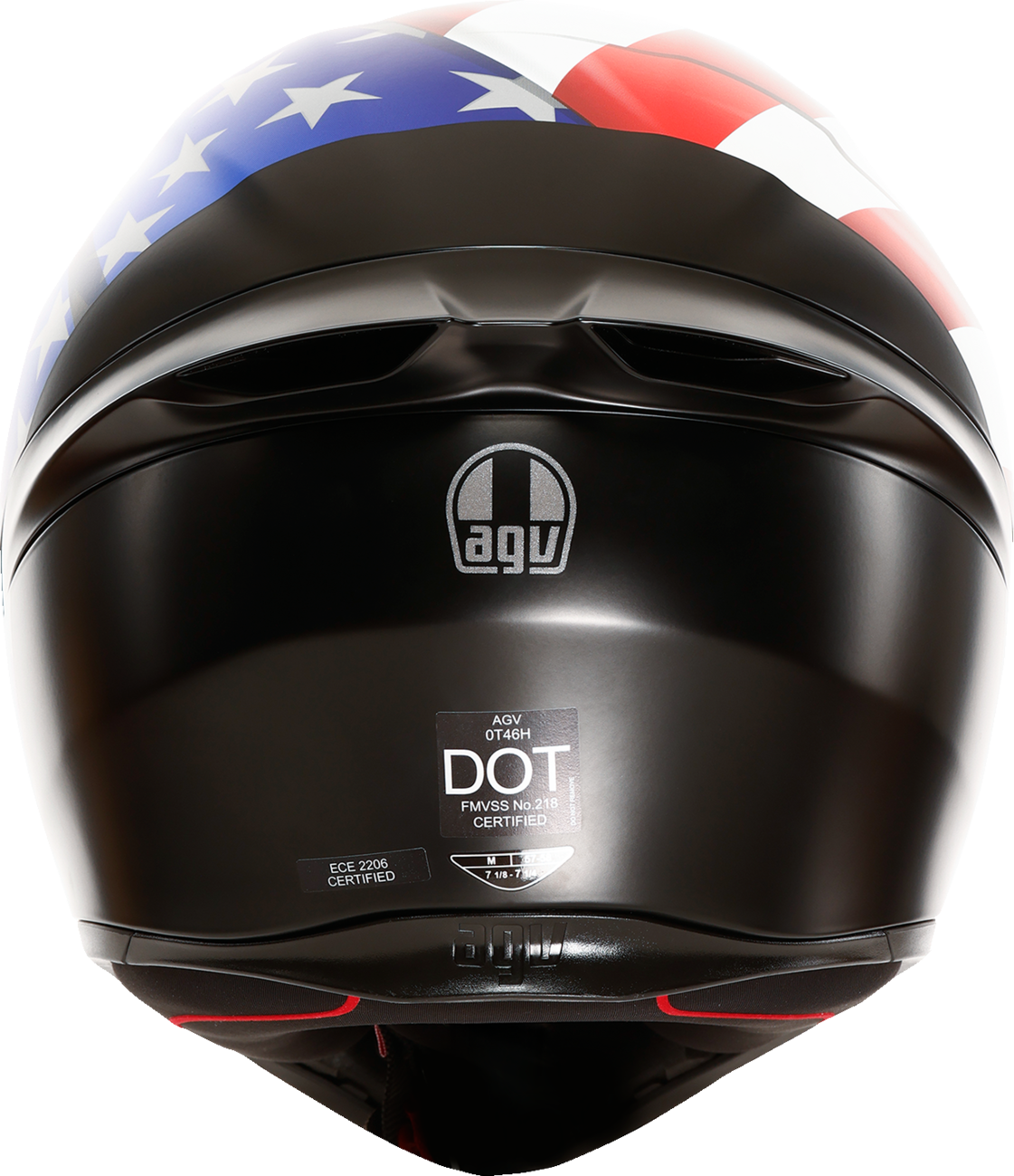 AGV K1 S Helmet - US Flag - Red/White/Blue - XS 2118394003-068-XS
