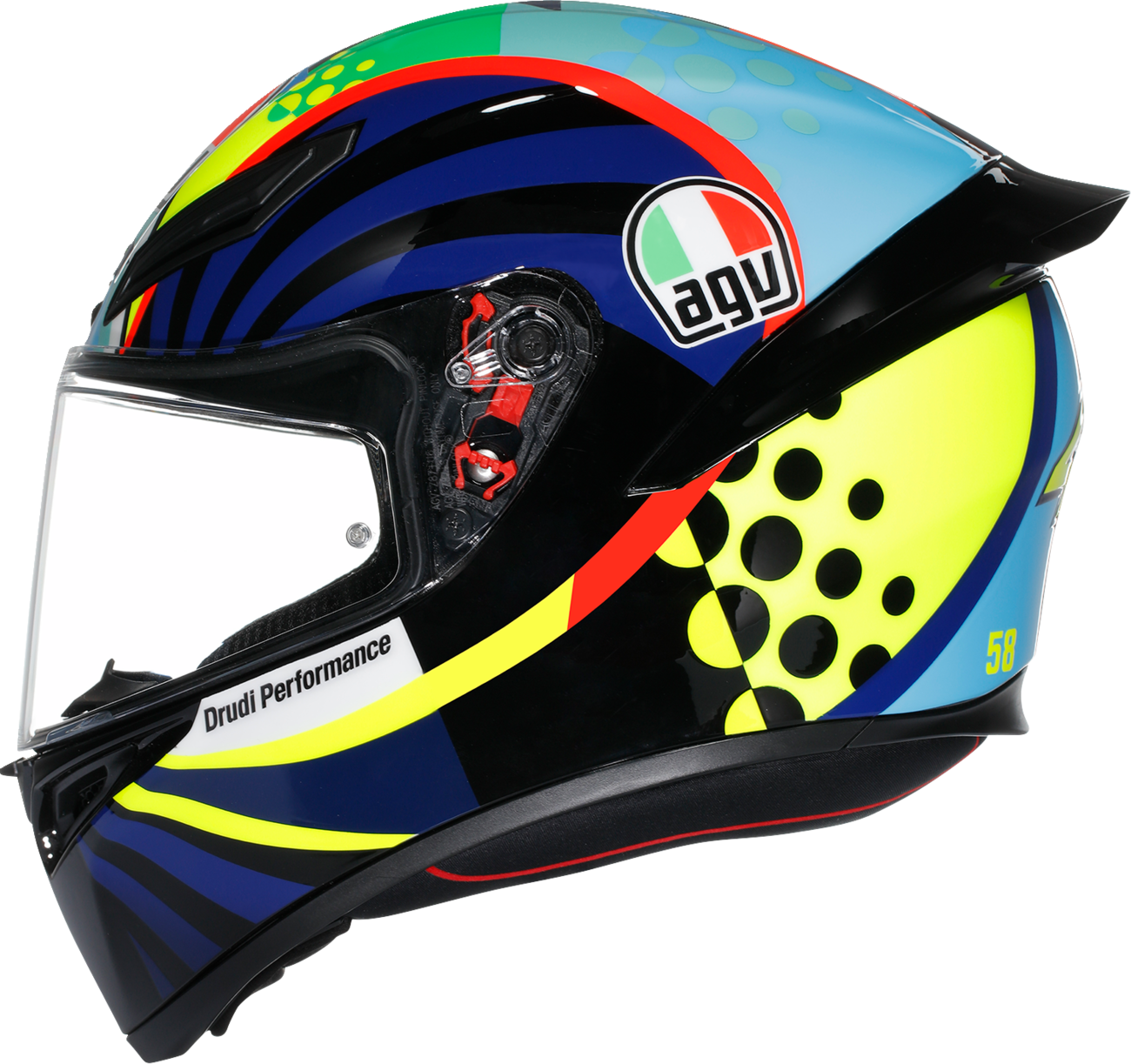 AGV K1 S Helmet - Rossi Winter Test 2020 - Small 2118394003-067-S