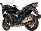 AKRAPOVIC Slip-On Line Mufflers - Titanium - BMW K1600 GT & K1600 GTL S-B16SO5-HZAAT