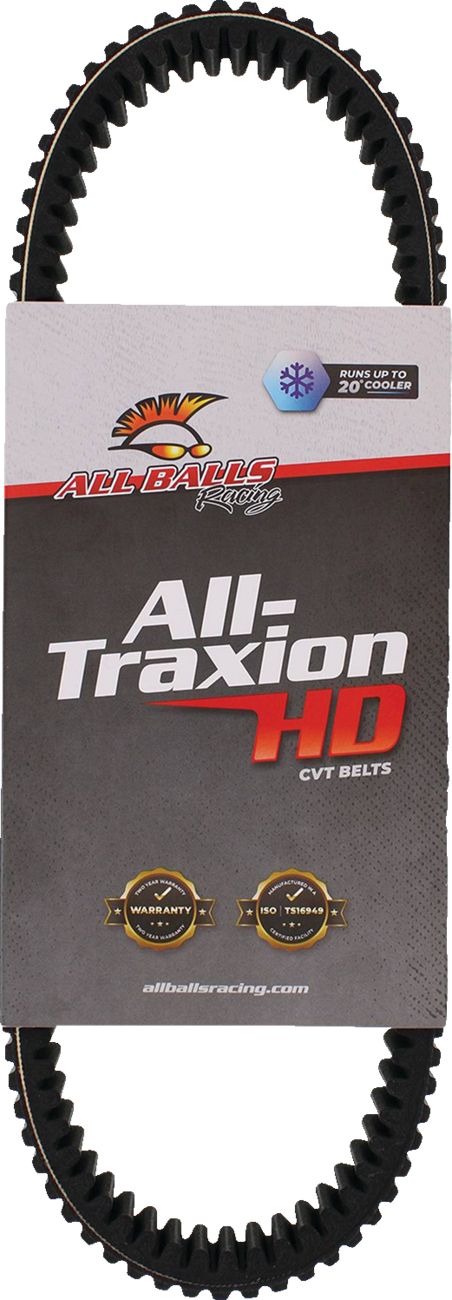 ALL BALLS All Traxion CVT Heavy-Duty Belt for Wolverine X2/X4 850 - Part #25-9024