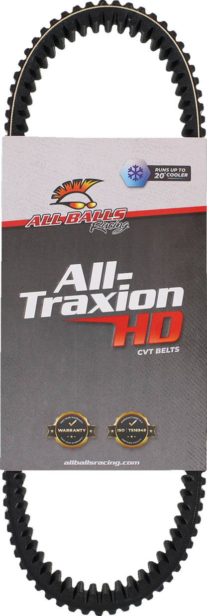ALL BALLS All Traxion CVT Belt 25-9025 for Ranger 570/1000 — Heavy-Duty Performance