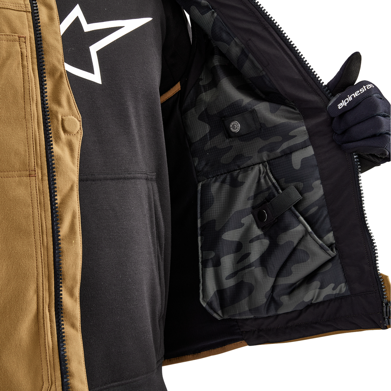 ALPINESTARS TECH-AIR Tech-Air® 3 v2 Canvas Vest - Tan - Medium 6505125-86-M