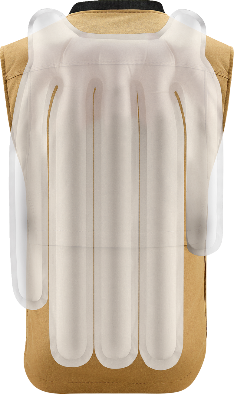 ALPINESTARS TECH-AIR Tech-Air® 3 v2 Canvas Vest - Tan - Medium 6505125-86-M
