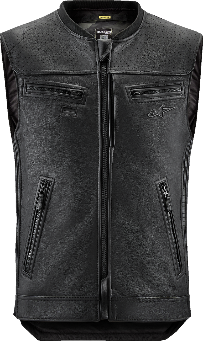 ALPINESTARS TECH-AIR Tech-Air® 3 v2 Leather Vest - Black - Small 6505225-10-S