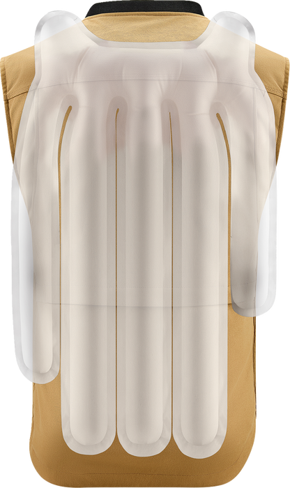 ALPINESTARS TECH-AIR Tech-Air® 3 v2 Canvas Vest - Tan - 2XL 6505125-86-XXL