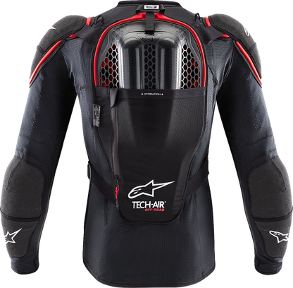 ALPINESTARS TECH-AIR Tech-Air® v2 Off-Road System - Black/Red - Small 6507123-13F-S
