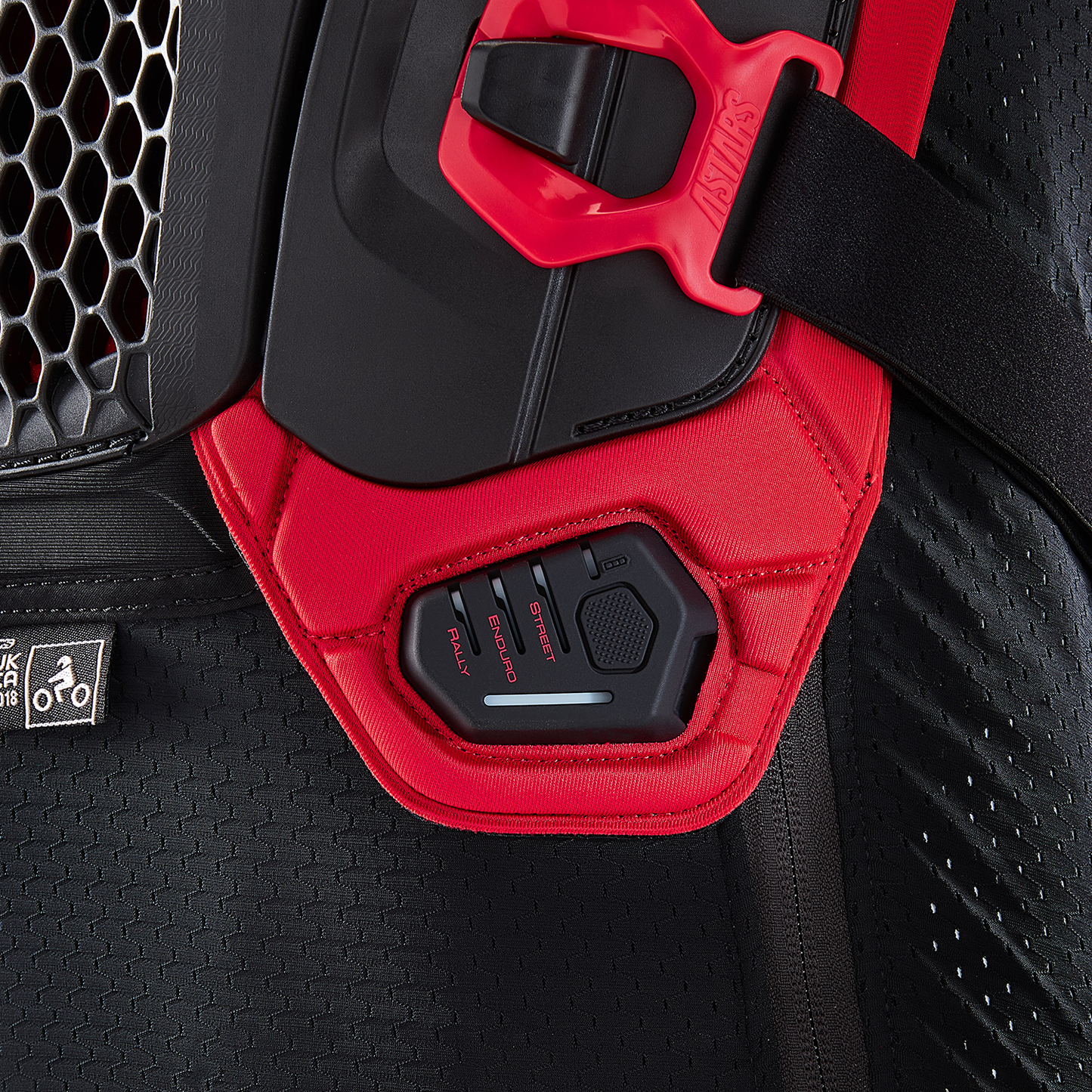 ALPINESTARS TECH-AIR Tech-Air® v2 Off-Road System - Black/Red - Small 6507123-13F-S