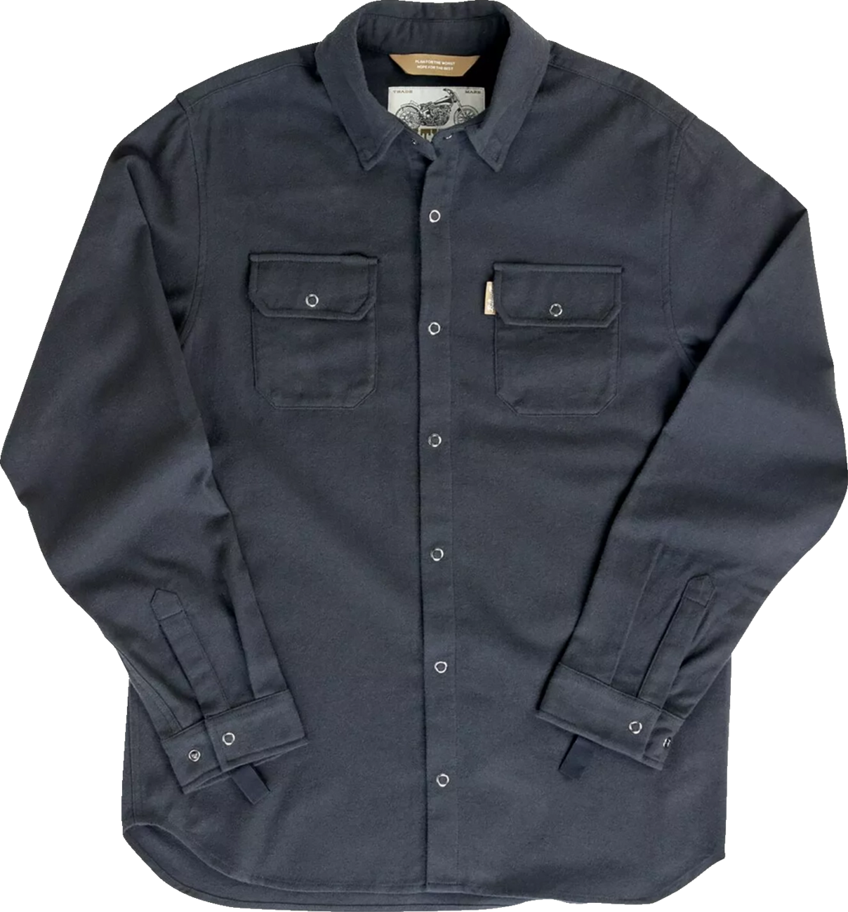 BILTWELL HI Test Flannel Shirt - Black - Medium 8128-124-003