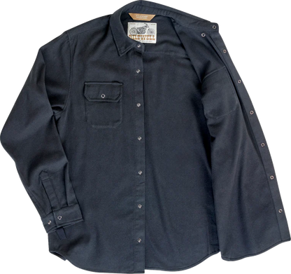 BILTWELL HI Test Flannel Shirt - Black - Large 8128-124-004
