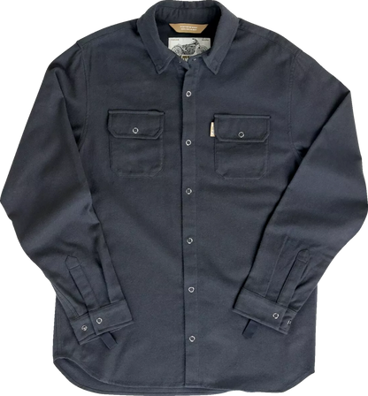 BILTWELL HI Test Flannel Shirt - Black - 2XL 8128-124-006
