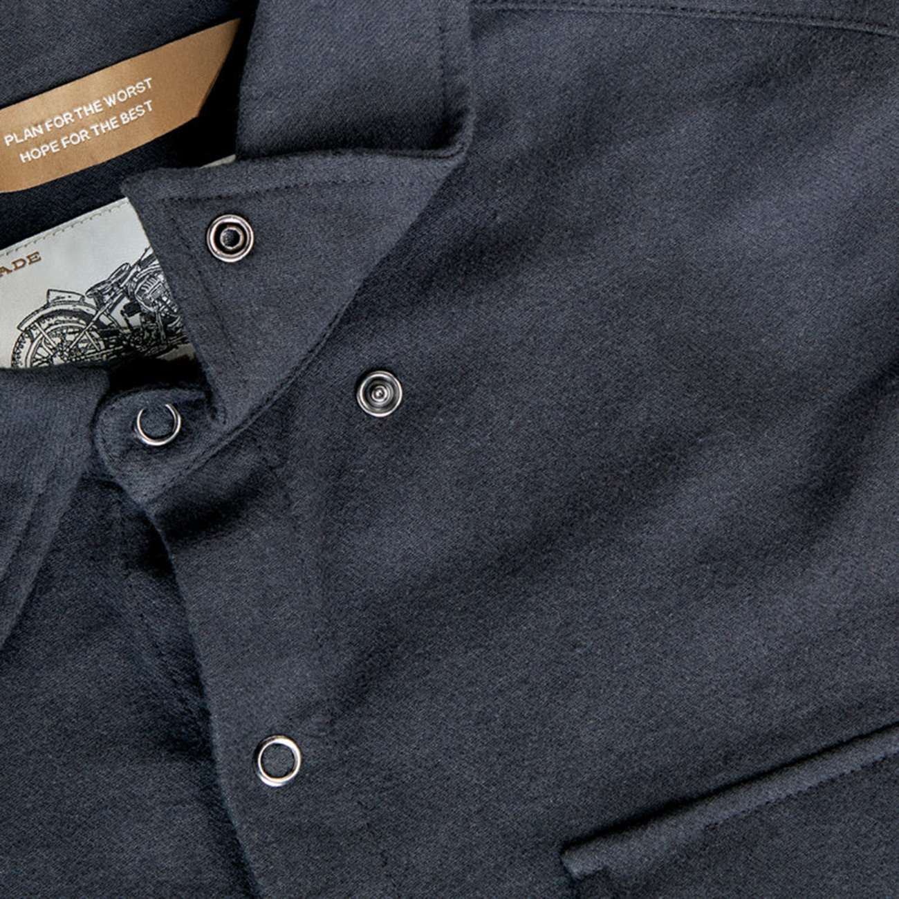 BILTWELL HI Test Flannel Shirt - Black - XL 8128-124-005