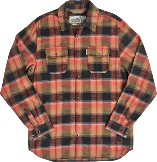 BILTWELL HI Test Flannel Shirt - Rust - Medium 8128-125-003