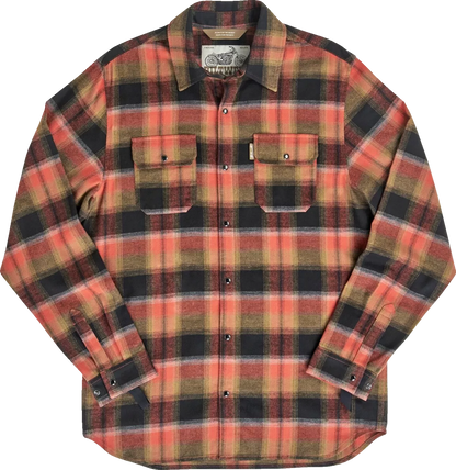 BILTWELL HI Test Flannel Shirt - Rust - 3XL 8128-125-007