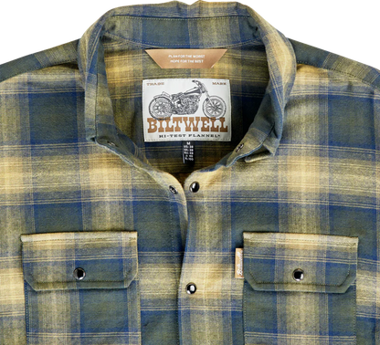 BILTWELL HI Test Flannel Shirt - Moss - XL 8128-126-005