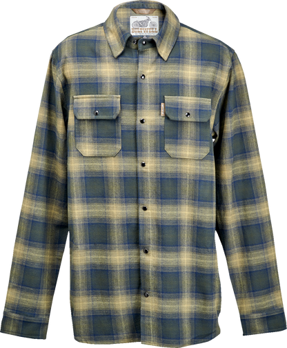 BILTWELL HI Test Flannel Shirt - Moss - 2XL 8128-126-006