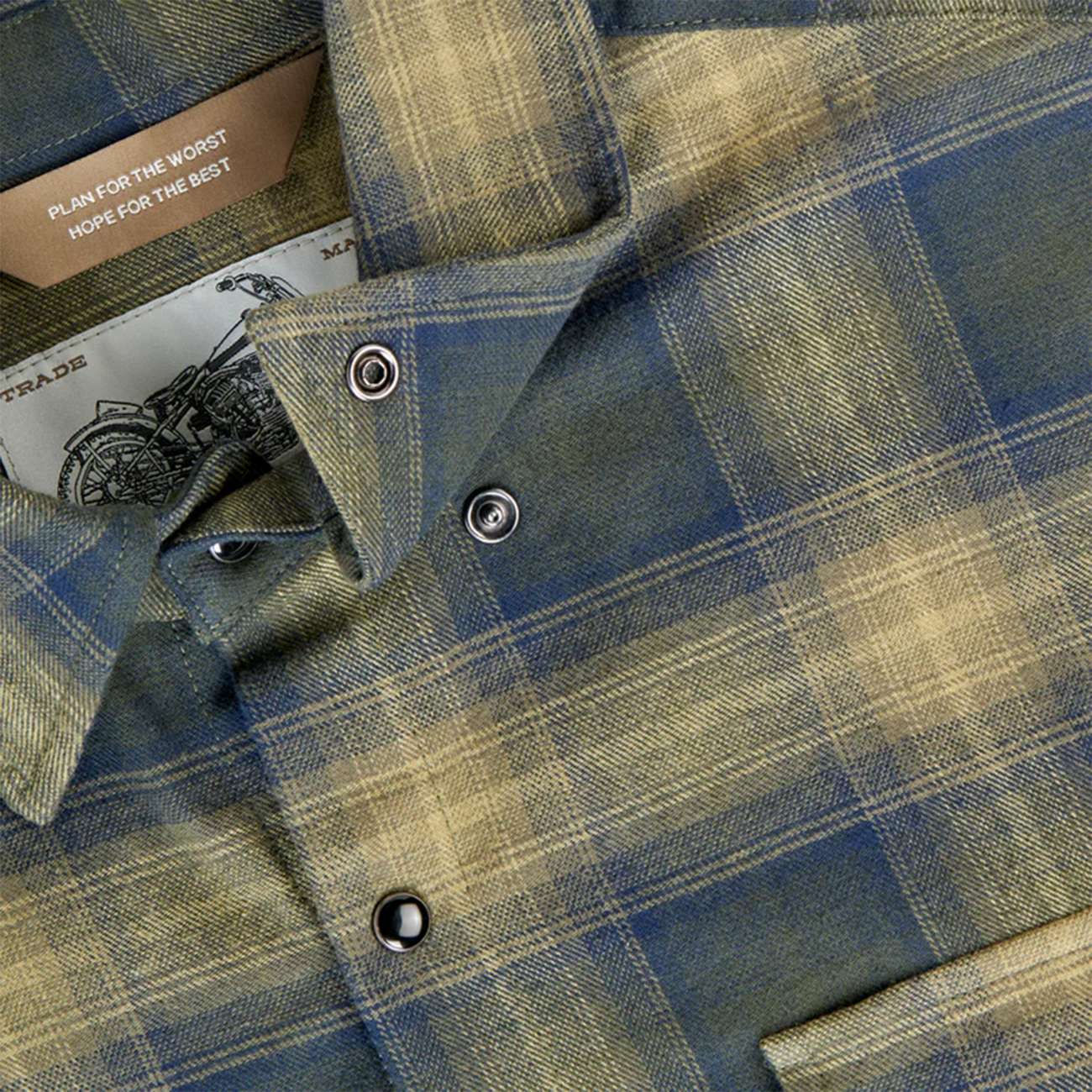 BILTWELL HI Test Flannel Shirt - Moss - XL 8128-126-005