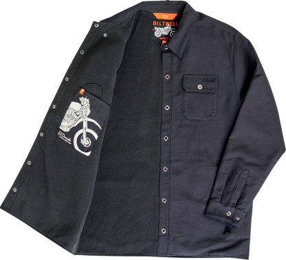 BILTWELL El Dorado Shirtjack - Black - Medium 8129-121-003