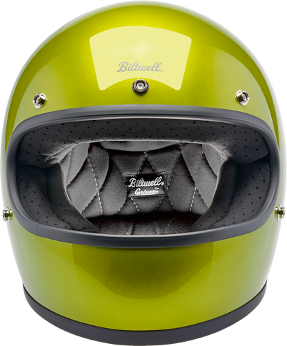 BILTWELL Gringo Helmet - Metallic Lime - Small 1002-392-502