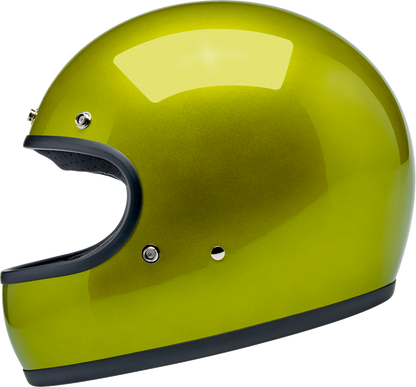 BILTWELL Gringo Helmet - Metallic Lime - Small 1002-392-502