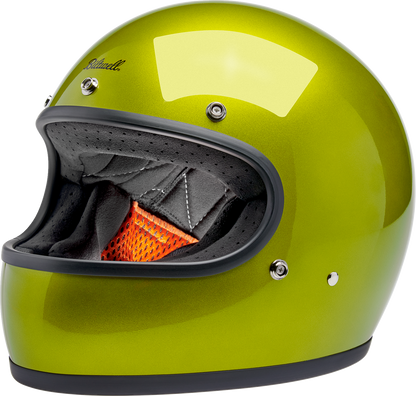 BILTWELL Gringo Helmet - Metallic Lime - Large 1002-392-504