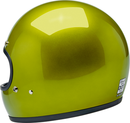 BILTWELL Gringo Helmet - Metallic Lime - Large 1002-392-504