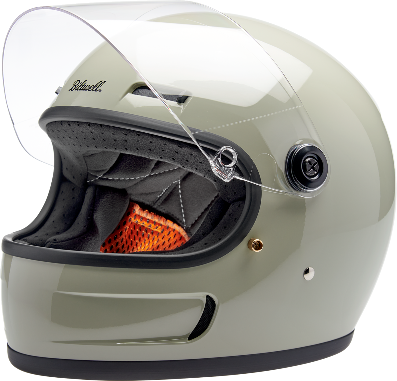 BILTWELL Gringo SV Helmet - Gloss Chalk Gray - Medium 1006-196-503
