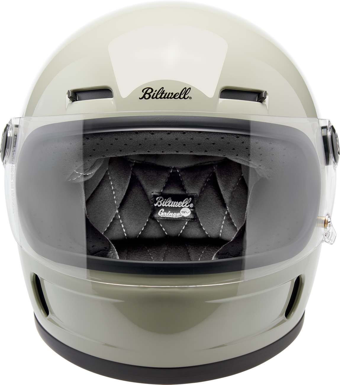 BILTWELL Gringo SV Helmet - Gloss Chalk Gray - XL 1006-196-505