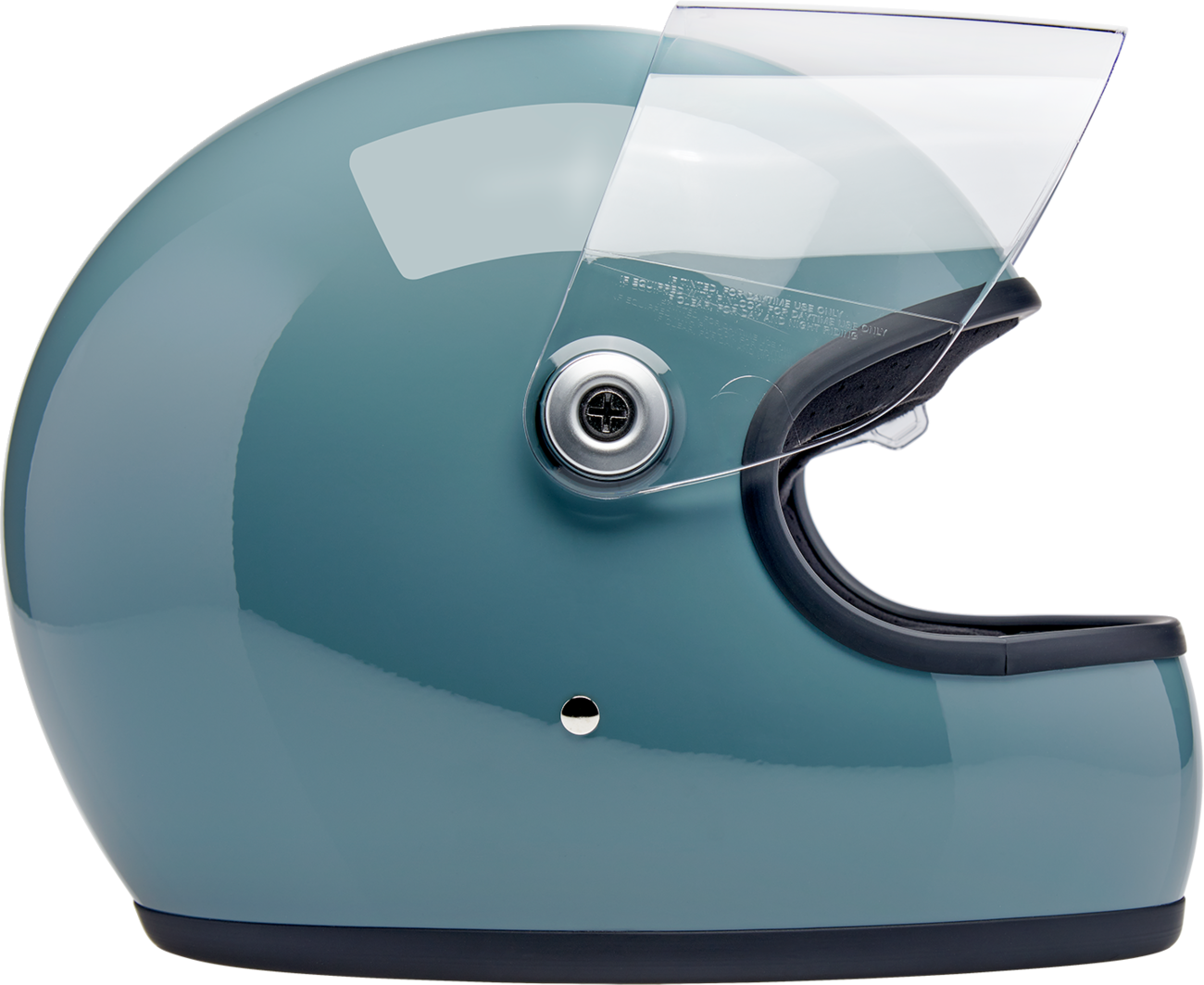 BILTWELL Gringo S Helmet - Gloss Agave Blue - Large 1003-134-504