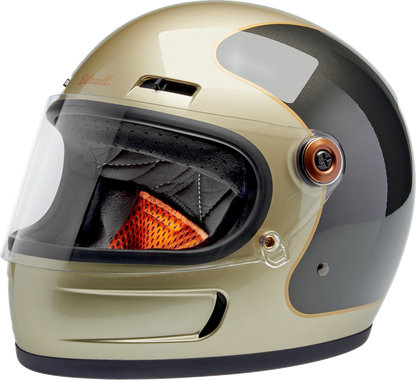 BILTWELL Gringo SV Helmet - Tracker - Gloss Metallic Champagne/Charcoal - Medium 1006-5100-503