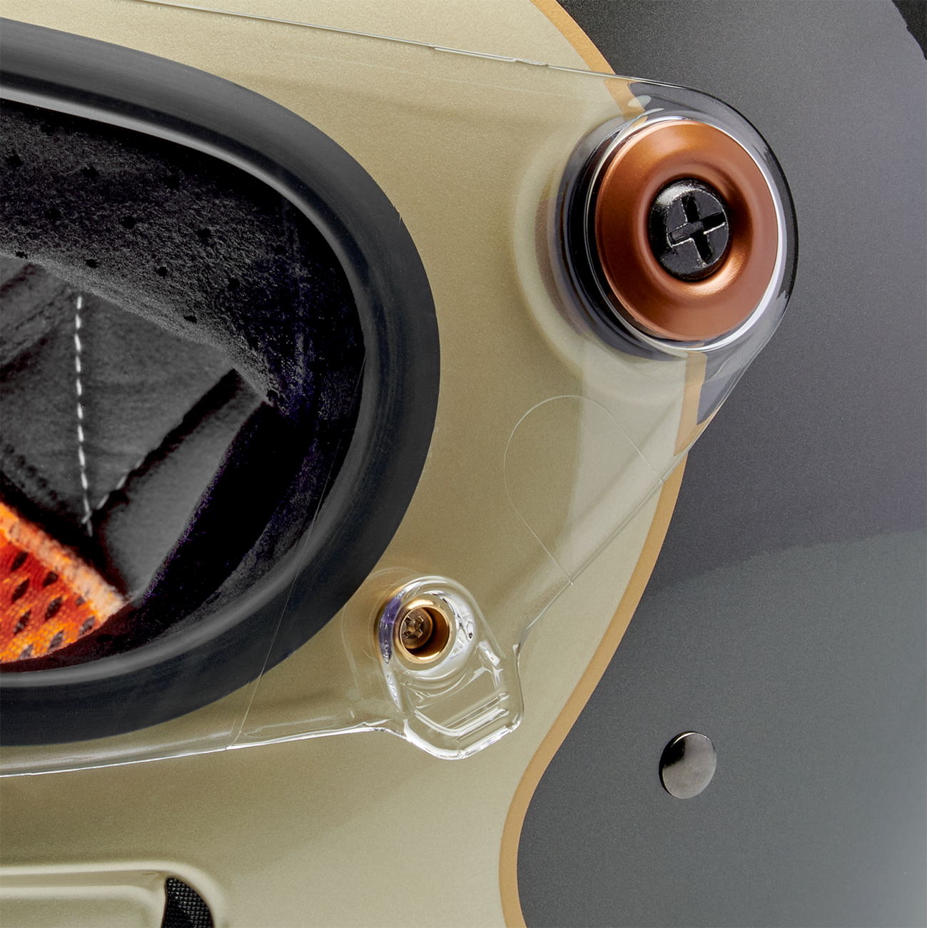 BILTWELL Gringo SV Helmet - Tracker - Gloss Metallic Champagne/Charcoal - XL 1006-5100-505