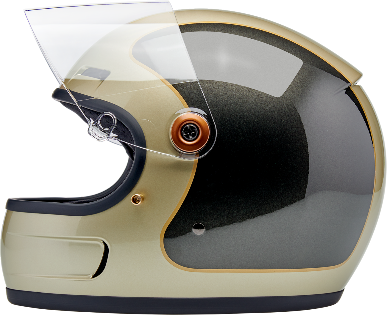 BILTWELL Gringo SV Helmet - Tracker - Gloss Metallic Champagne/Charcoal - XL 1006-5100-505