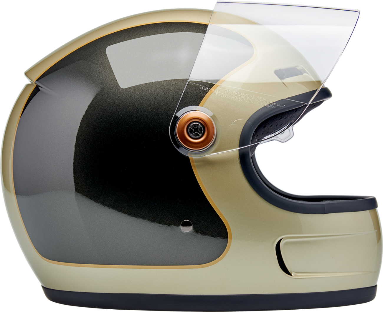 BILTWELL Gringo SV Helmet - Tracker - Gloss Metallic Champagne/Charcoal - XL 1006-5100-505