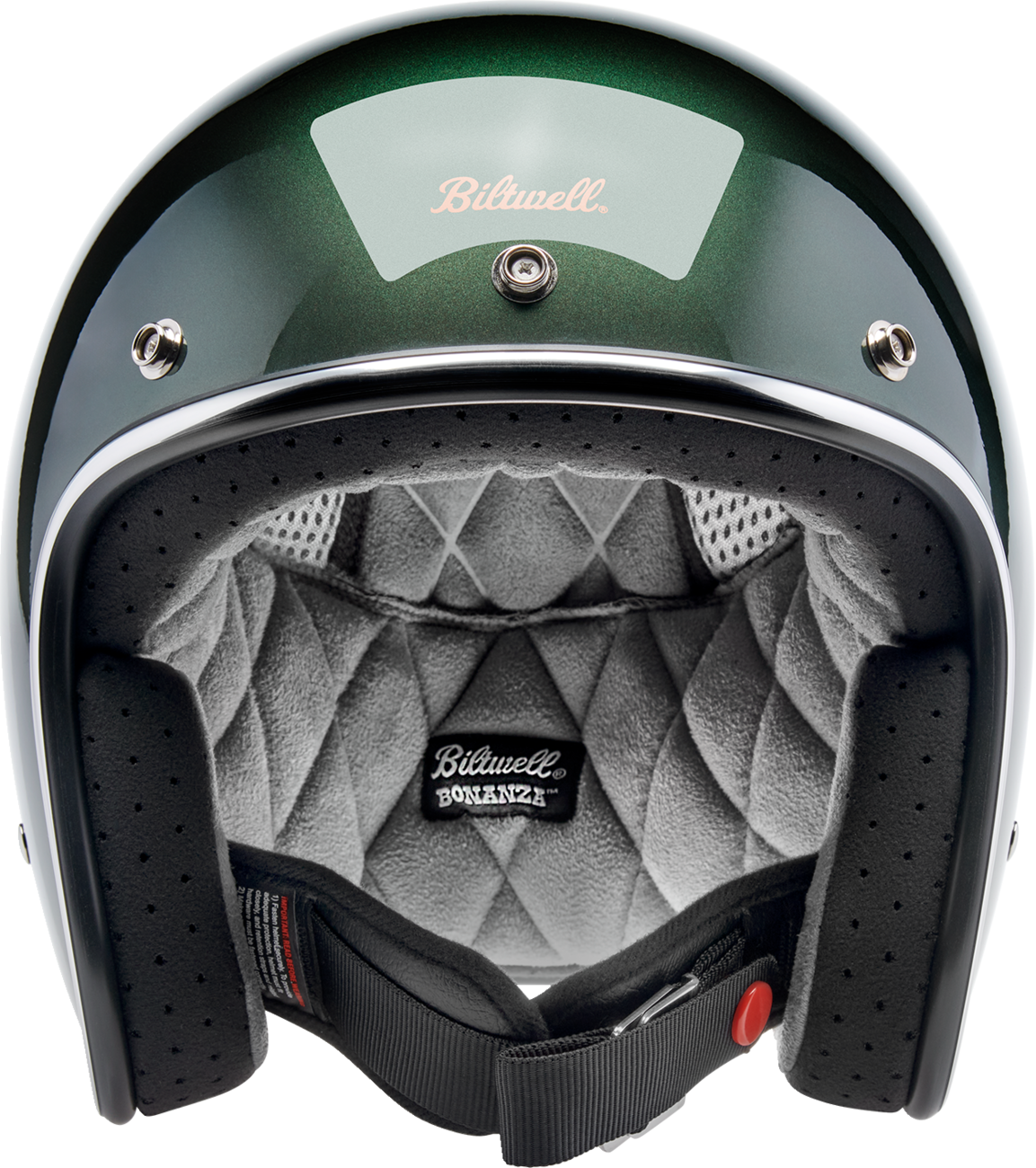 BILTWELL Bonanza Helmet - Metallic Sierra Green - XS 1001-324-201