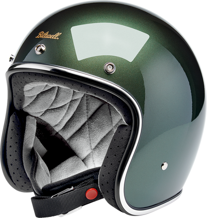 BILTWELL Bonanza Helmet - Metallic Sierra Green - Small 1001-324-202