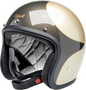 BILTWELL Bonanza Helmet - Scallop - Metallic Charcoal/Champagne - Large 1001-589-204