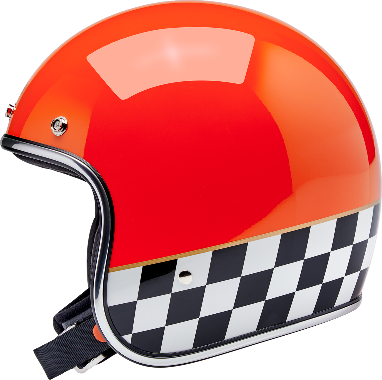 BILTWELL Bonanza Helmet - Competition - Orange - Medium 1001-590-203