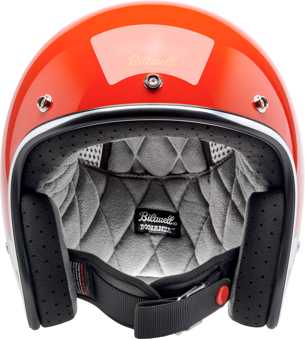 BILTWELL Bonanza Helmet - Competition - Orange - Large 1001-590-204