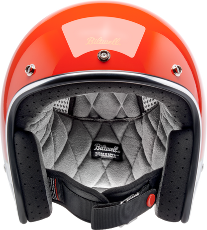 BILTWELL Bonanza Helmet - Competition - Orange - Large 1001-590-204