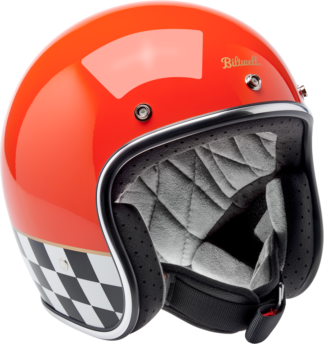 BILTWELL Bonanza Helmet - Competition - Orange - Large 1001-590-204