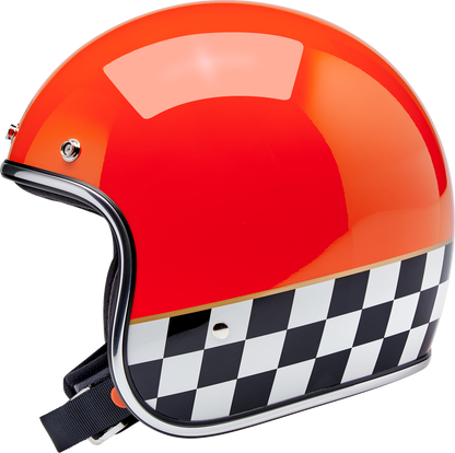 BILTWELL Bonanza Helmet - Competition - Orange - Large 1001-590-204