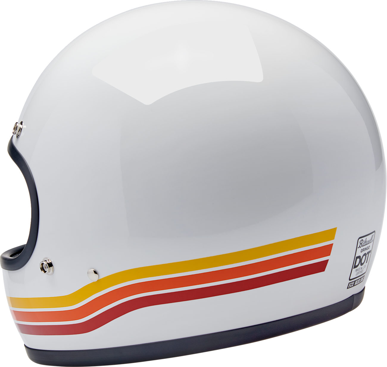 BILTWELL Gringo Helmet - Sunset Spectrum - Small 1002-591-502