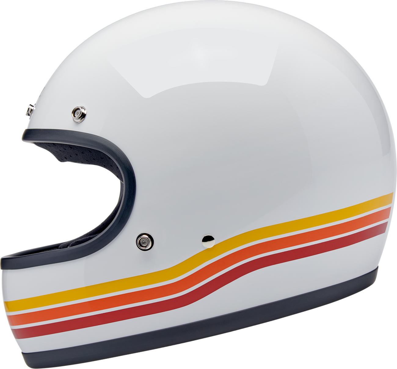 BILTWELL Gringo Helmet - Sunset Spectrum - Large 1002-591-504