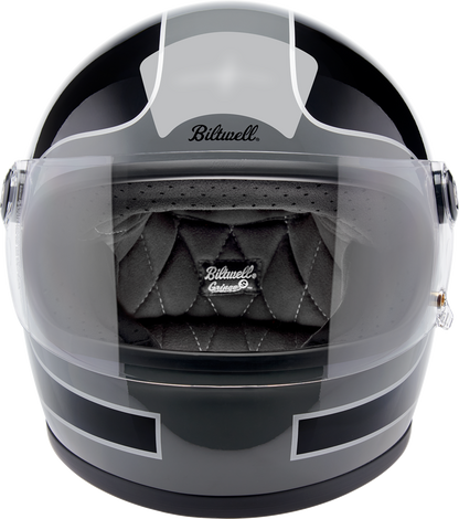 BILTWELL Gringo S Helmet - Tracker - Gloss Storm Gray/Black - XS 1003-562-501