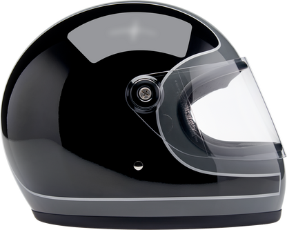 BILTWELL Gringo S Helmet - Tracker - Gloss Storm Gray/Black - Small 1003-562-502