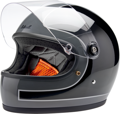 BILTWELL Gringo S Helmet - Tracker - Gloss Storm Gray/Black - Medium 1003-562-503
