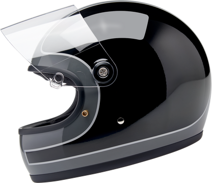BILTWELL Gringo S Helmet - Tracker - Gloss Storm Gray/Black - XS 1003-562-501