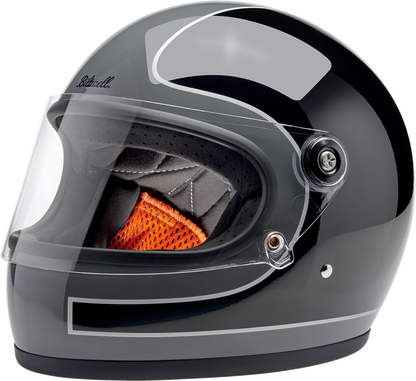 BILTWELL Gringo S Helmet - Tracker - Gloss Storm Gray/Black - 2XL 1003-562-506