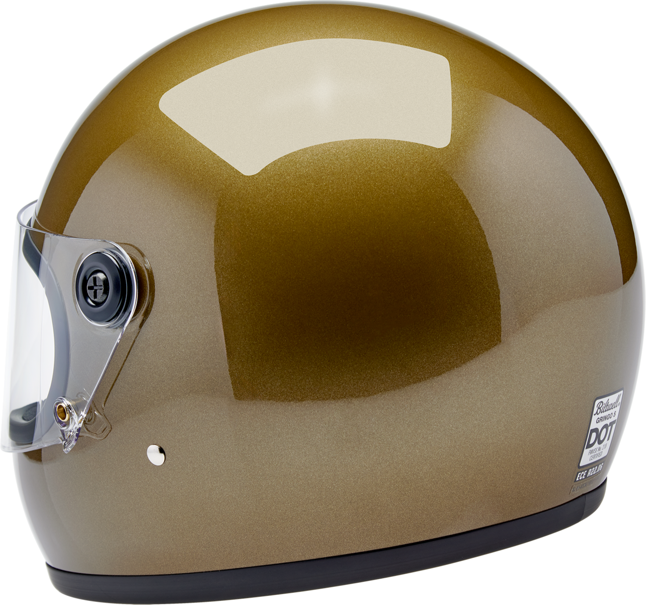 BILTWELL Gringo S Helmet - Metallic Ugly Gold - Small 1003-363-502