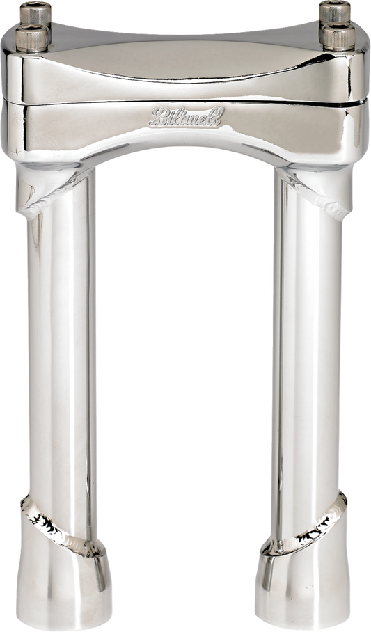 BILTWELL Murdock Handlebar Risers - 8" - Chrome 6403-105-08